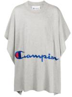Anrealage x Champion T-Shirt im Deconstructed-Look - Grau