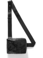 Bottega Veneta - Cassette Mini Intrecciato Leather Messenger Bag - Men - Black
