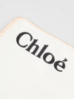 Chloé - Cashmere-Seiden-Tuch 'Sunset' Blue/Orange