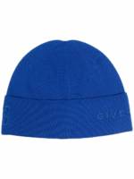 Givenchy Mütze mit Logo-Stickerei - Blau