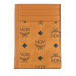 MCM Portemonnaie - Visetos Original New N/S Card Case - in cognac - für Damen