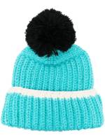 Patou Mütze mit Pompon - Blau