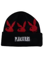 Pleasures Mütze mit Logo-Stickerei - Schwarz