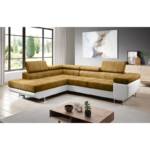 Zante Eckcouch L-Form Sofa Schlafsofa Couch Schlaffunktion MA 120+KR 01 - Furnix