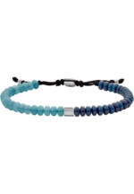 FOSSIL Herren Armband "Joyful Expression Beads JF03991040", blau