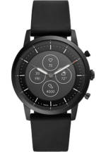 FOSSIL Herren Hybrid-Smartwatch "FTW7010", schwarz