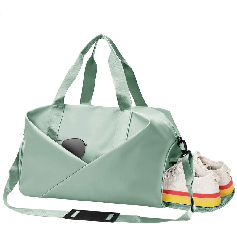 Bearsu - Sporttasche Große Sporttaschen Separate Nass-/Trockensporttasche für Damen mit Schuhfach Herren Reisetaschen Wasserdichte Schwimmtasche