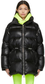Givenchy Black Down Detachable Sleeves Puffer Jacket
