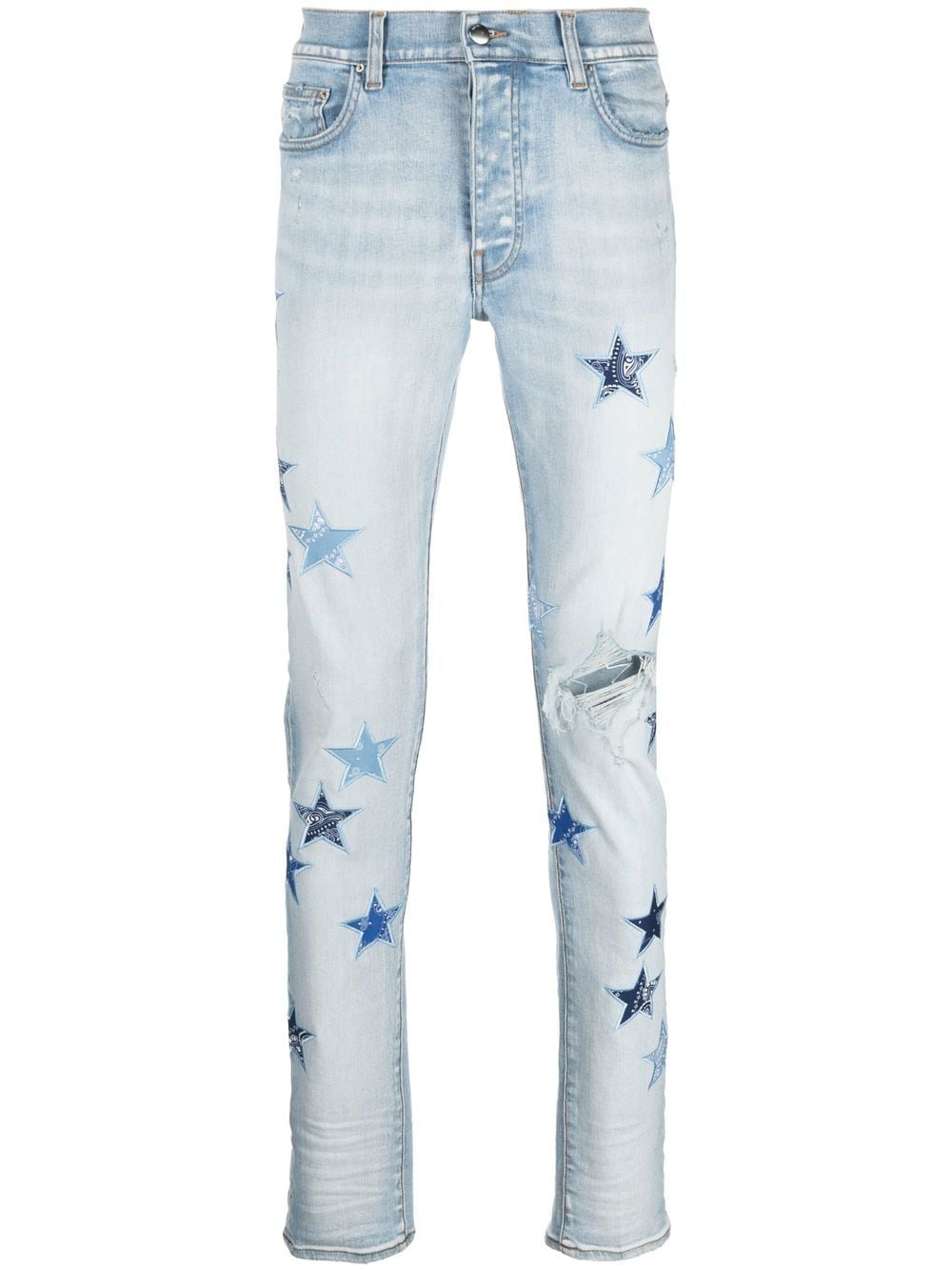 AMIRI Jeans mit Stone-Wash-Effekt - Blau