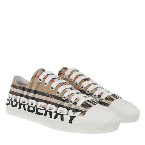 Burberry Sneakers - Logo Vintage Check Sneakers - in fawn - für Damen