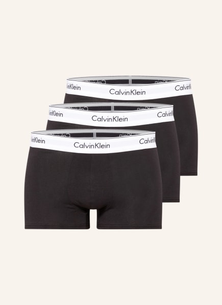 Calvin Klein 3er-Pack Boxershorts Modern Cotton schwarz