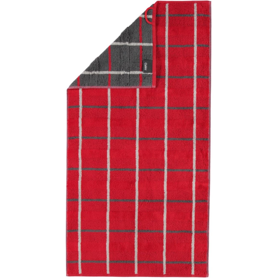 Cawö Noblesse Square Handtuch - rot - 50x100 cm
