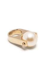 Chanel Pre-Owned Ring mit Perle - Gold