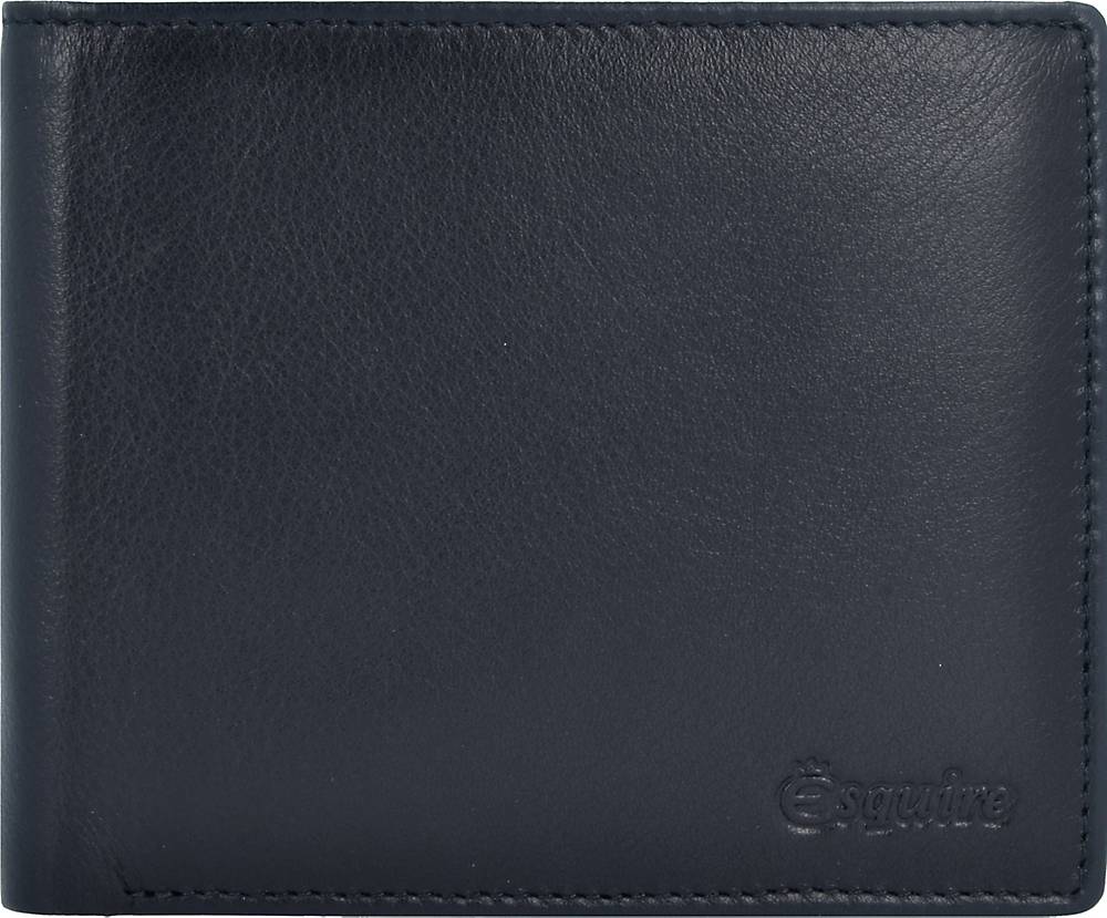 Esquire, New Line Kartenetui Rfid Leder 11cm in schwarz, Geldbörsen für Herren
