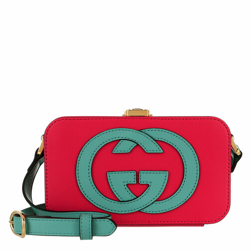 Gucci Crossbody Bags - Mini GG Crossbody Bag Leather - in orange - für Damen