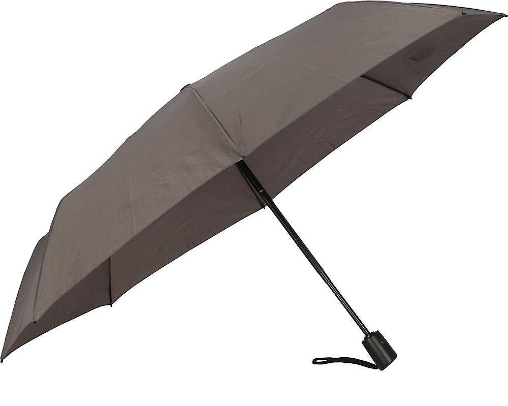Knirps, A.200 Medium Duomatic Regenschirm 28 Cm in mittelgrau, Regenschirme für Damen
