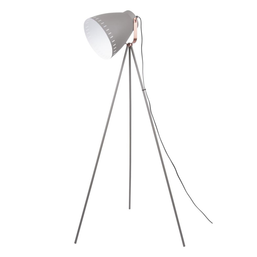 Leitmotiv Mingle Stehlampe - metal grey - Höhe 145 cm - Ø 26,5 cm