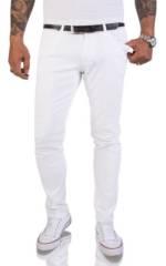 Rock Creek Slim-fit-Jeans "Herren Jeans Slim Fit Weiß RC-2155"