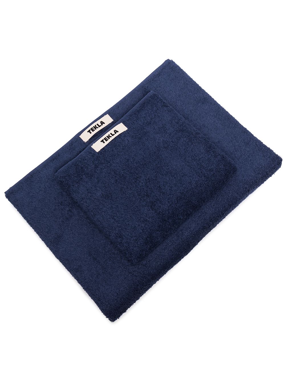 TEKLA Handtuch-Set mit Logo - Blau