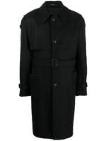 Tagliatore Trenchcoat mit Gürtel - Schwarz