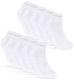 sockenkauf24 Sneakersocken "10 Paar SPORT Sneaker Socken Herren & Damen Sportsocken Frotteesohle Baumwolle 16200" (Weiß, 35-38)