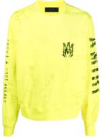 AMIRI Sweatshirt mit Logo-Print - Gelb