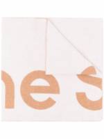 Acne Studios Oversized-Schal mit Jacquard-Logo - Nude