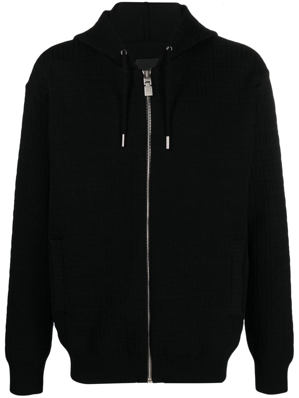 Givenchy GG-logo zip-up hoodie - Schwarz