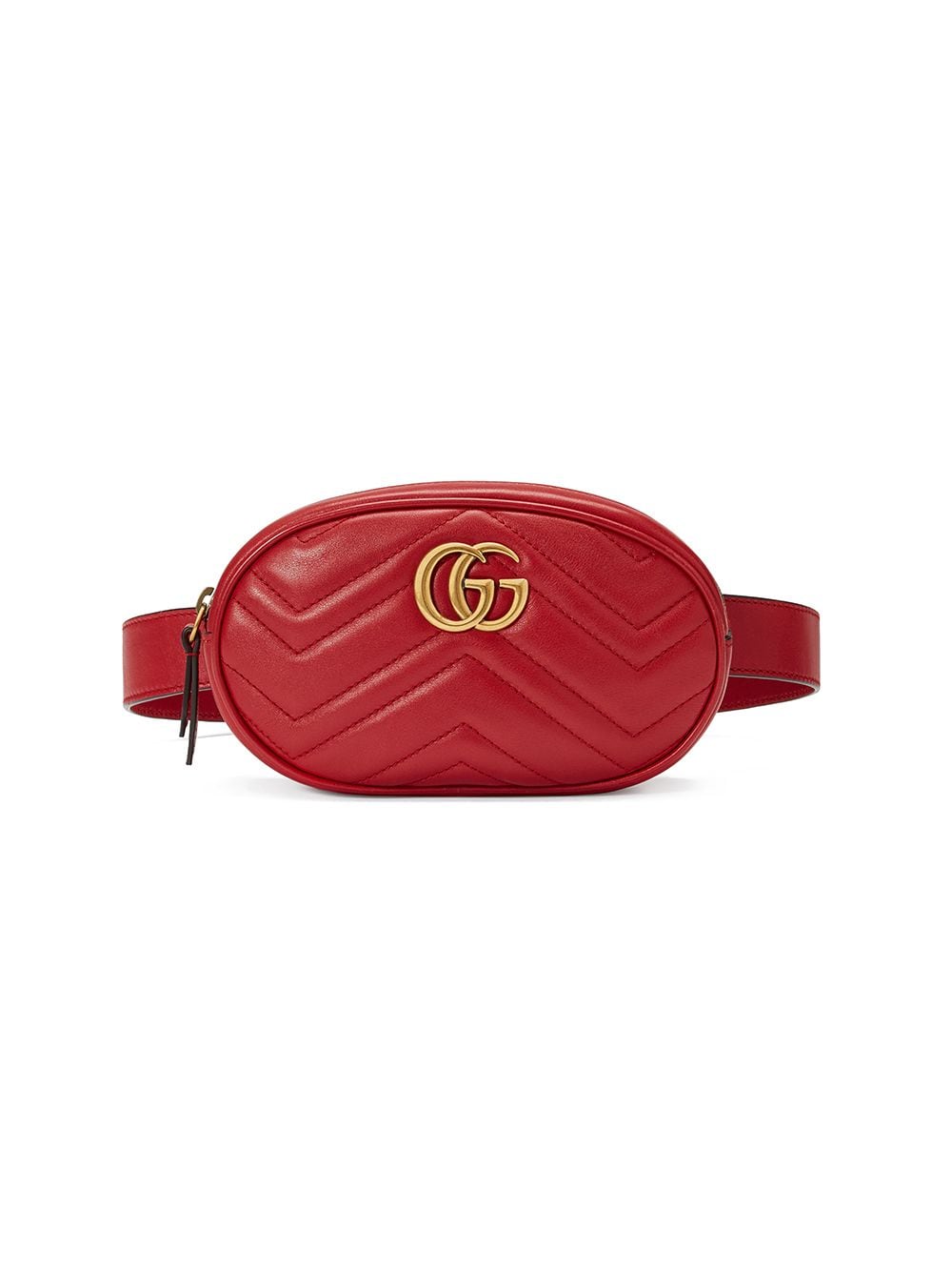 Gucci Gürteltasche mit GG-Detail - Rot