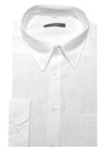Huber Hemden Langarmhemd "HU-0053" Kentkragen, 100% Leinen nachhaltige Naturfaser, Regular Fit - gerader Schnitt, Made in EU!