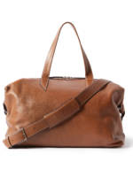 Métier - Nomad Leather Weekend Bag - Men - Brown
