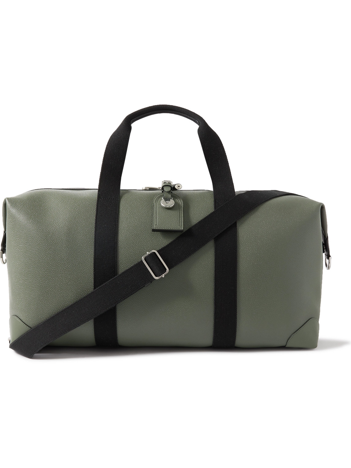 Mulberry - Medium Clipper Eco Scotchgrain, Canvas and Leather Weekend Bag - Men - Green
