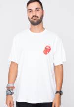 Only & Sons x The Rolling Stones - Fred Stones Bright White - - T-Shirts