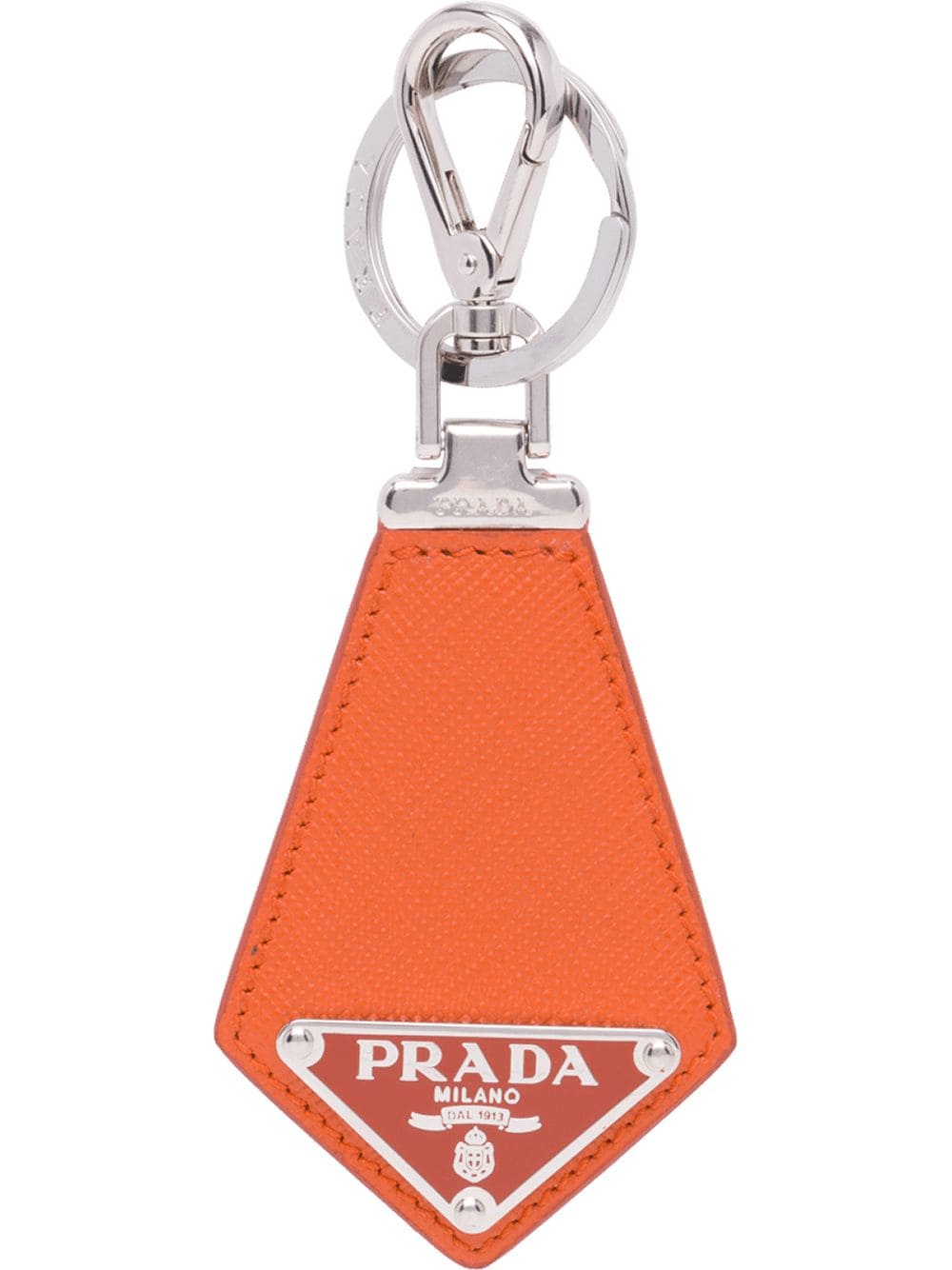 Damen Taschen Taschen-Accessoires Prada Schlüsselanhänger mit Logo-Schild in Rot 