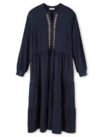 Sheego Jerseykleid "Jerseykleid" im Boho-Stil, mit Stufenrock