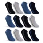 sockenkauf24 Sneakersocken "8 I 12 I 20 Paar SPORT Sneaker Socken Herren Baumwolle Atmungsaktiv" (12-Paar, 47-50) - 16777