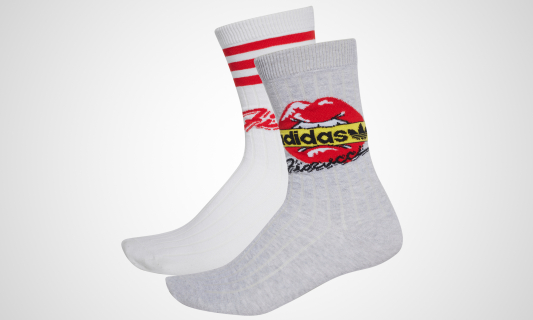 x Fiorucci Socks 2 Paar (grau / weiß)