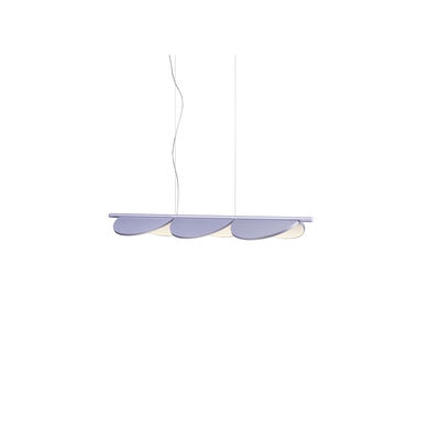 Almendra Linear S3 Pendelleuchte / LED - L 128,6 cm / 3 drehbare Diffusoren - Flos -