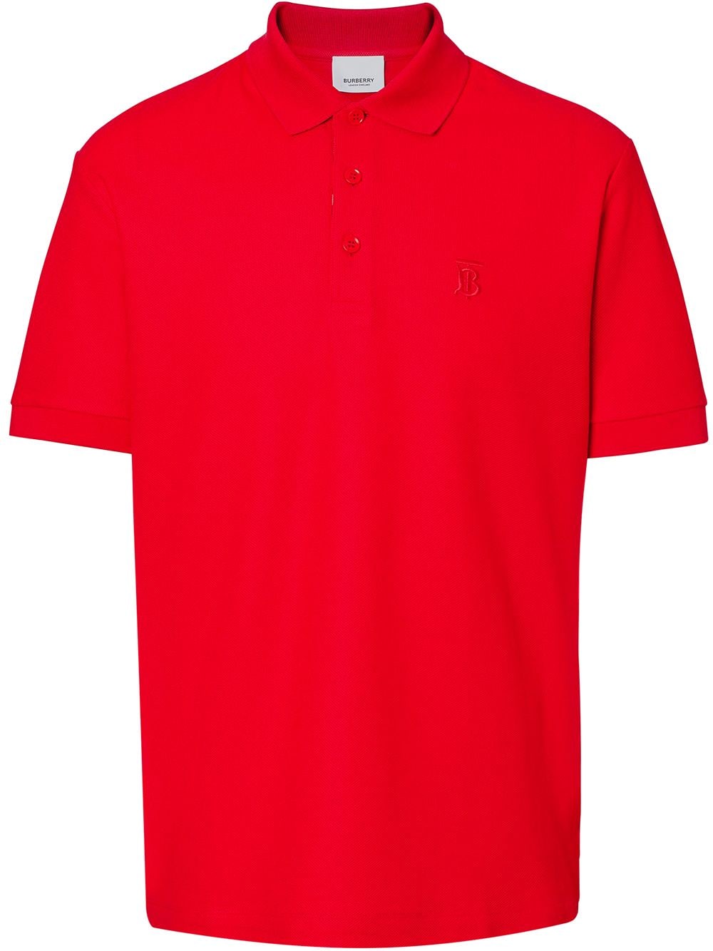 Burberry Poloshirt mit Monogramm - Rot