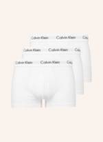 Calvin Klein 3er-Pack Boxershorts Cotton Stretch Low Rise weiss