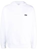 Calvin Klein Hoodie mit Logo-Patch - Weiß