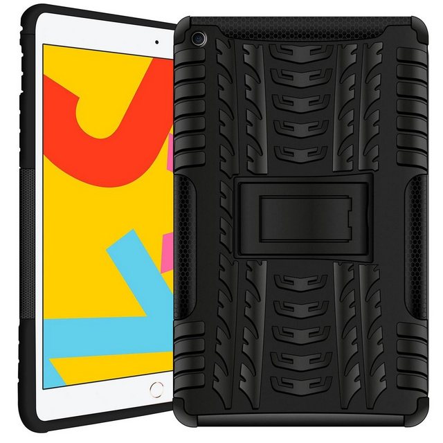 CoolGadget Tablet-Hülle "Hybrid Outdoor Hülle für Apple iPad 10.2 2019" 10,2 Zoll, Hülle massiv Outdoor Schutzhülle für iPad 10.2 (7.Gen) Tablet Case