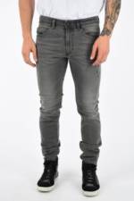 Diesel Slim-fit-Jeans "Herren Thommer 084JT" Röhrenjeans, Grau, Stretch, 5-Pocket-Style, Used-Look