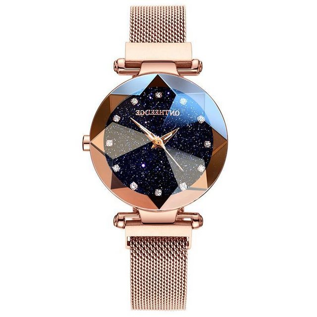 Housruse Quarzuhr "Damen Uhren Wasserdicht Minimalistisch mit Edelstahl Mesh Armband Mode Kleid Elegant Beiläufig Quarzuhr für Damen"