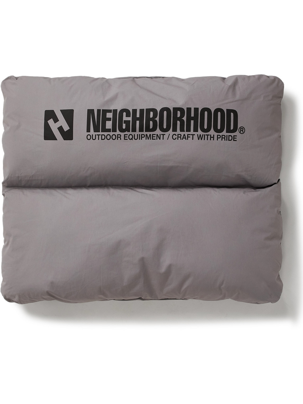 Neighborhood - GRIP SWANY Logo-Print Padded Cotton-Blend Sofa Cover - Men - Gray