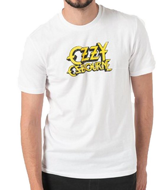ONLY & SONS Rundhalsshirt "ONLY & SONS Herren Sommer-Shirt Ozzy Life T-Shirt Weiß"