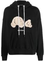 Palm Angels teddy bear print hoodie - Schwarz