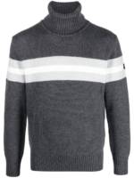 Paul & Shark Gestreifter Rollkragenpullover - Grau