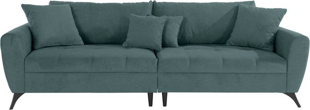 andas Big-Sofa "Lörby", auch mit Aqua clean-Bezug, feine Steppung im Sitzbereich, lose Kissen