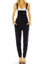 be styled Jeanslatzhose "Damen Jeans Slim Fit bequeme Jeanslatzhose - j1g" mit Stretch-Anteil, 5-Pocket-Style